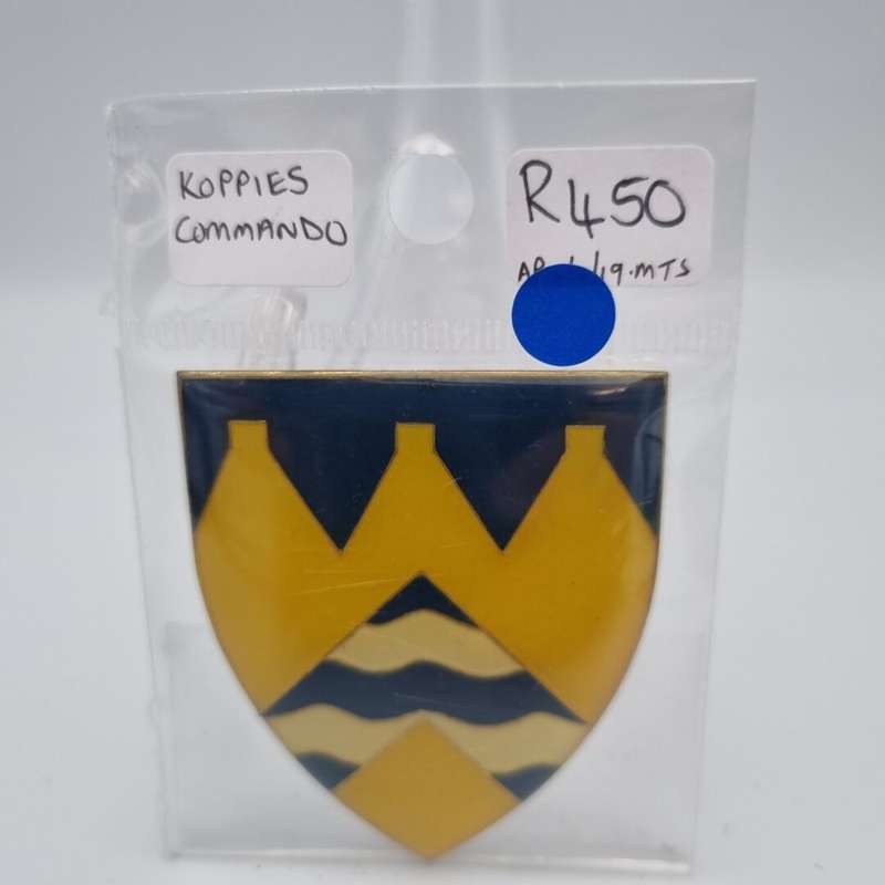 SADF Koppies Commando Metal Flash
