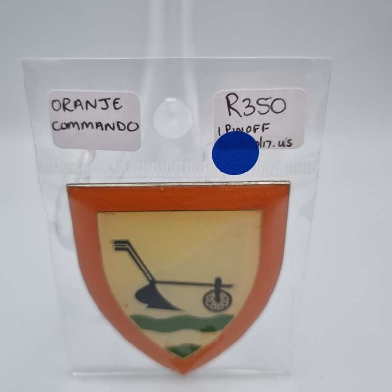 SADF Oranje Commando Metal Flash (Right Facing)