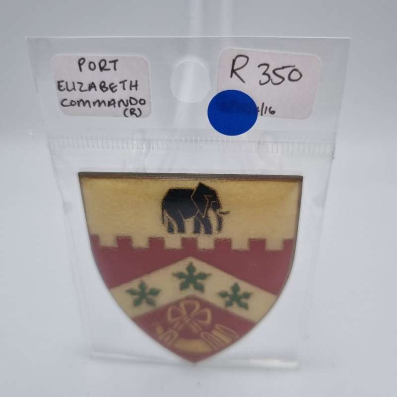 SADF Port Elizabeth Commando Metal Flash (Right Facing)