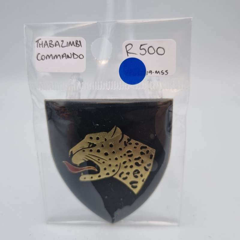 SADF Thabazimbi Commando Metal Flash (Left Facing)