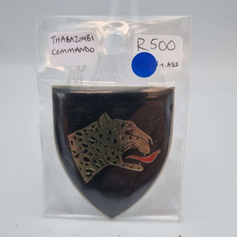 SADF Thabazimbi Commando Metal Flash (Right Facing)