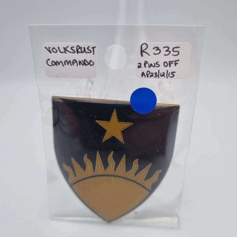 SADF Volksrus Commando Metal Flash