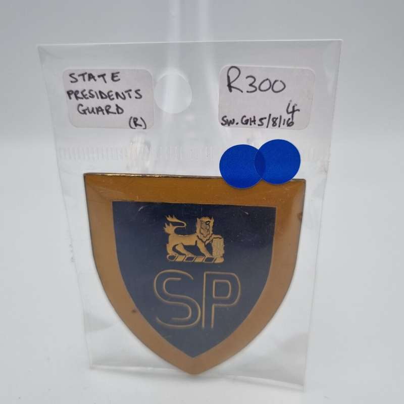 SADF State Presidents Guard Metal Flash (Right Facing)