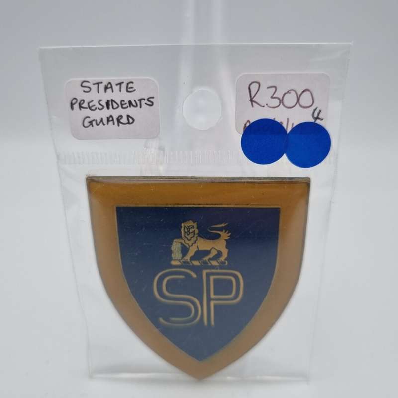 SADF State Presidents Guard Metal Flash (Left Facing)
