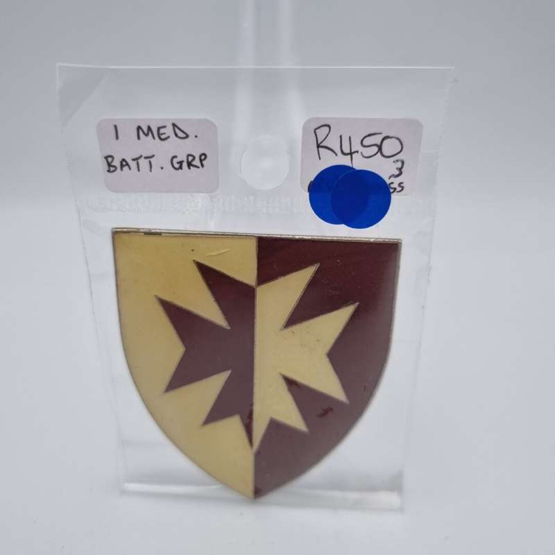 SADF 1 Medical Battalion Group Metal Flash
