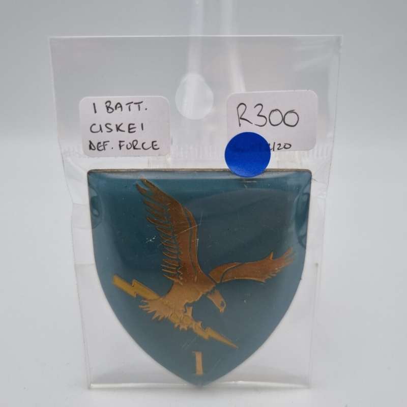 1 Battalion Ciskei Defence Force Metal Flash (Right Facing)