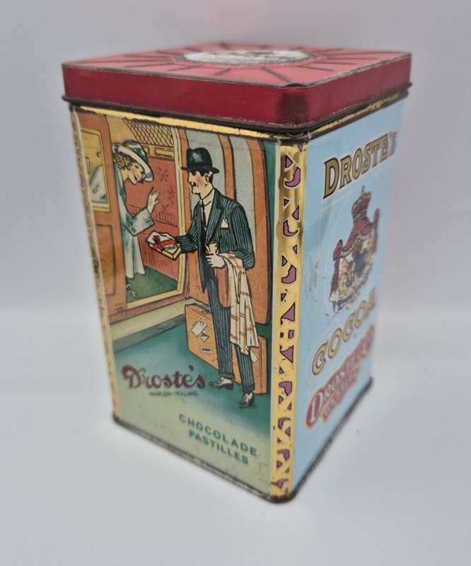 Vintage Droste's Chocolate Pastilles Tin