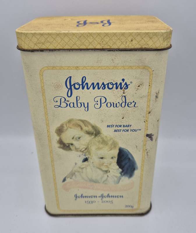 Vintage Johnson's Baby Powder Tin