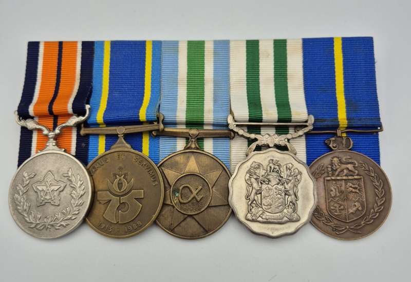 SADF 5 Medal Set (P.A Eloff)