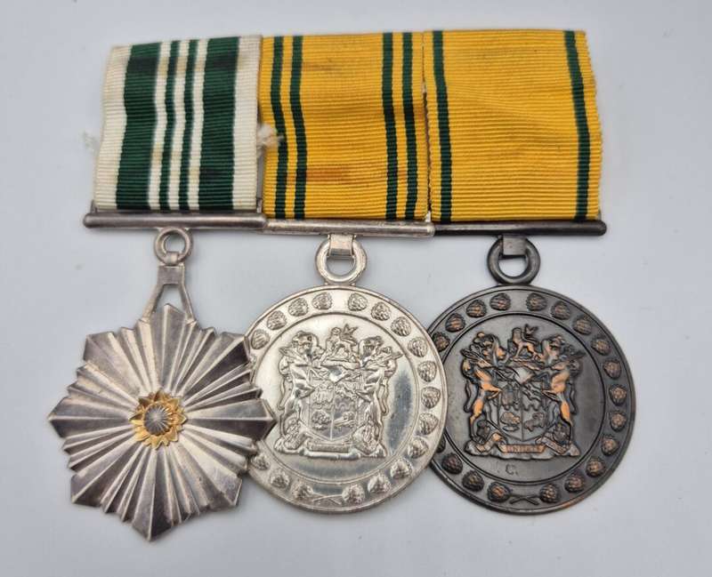 SA Prison Medal Set (J.E du Plessis)