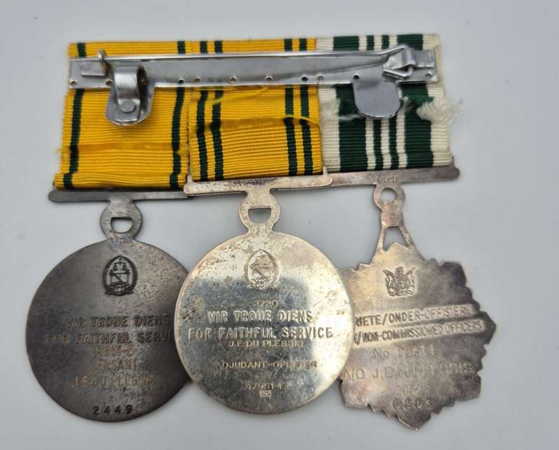 SA Prison Medal Set (J.E du Plessis)