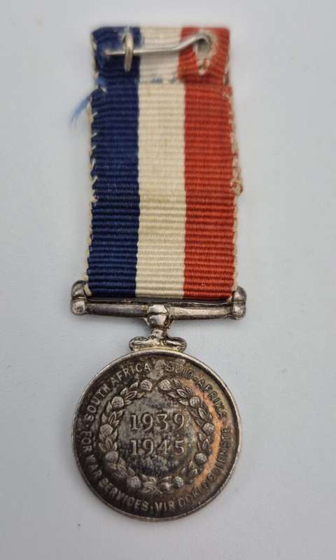 WW2 SA Miniature Medal for War Services
