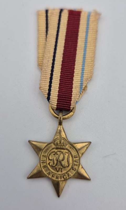 WW2 The Africa Star Miniature