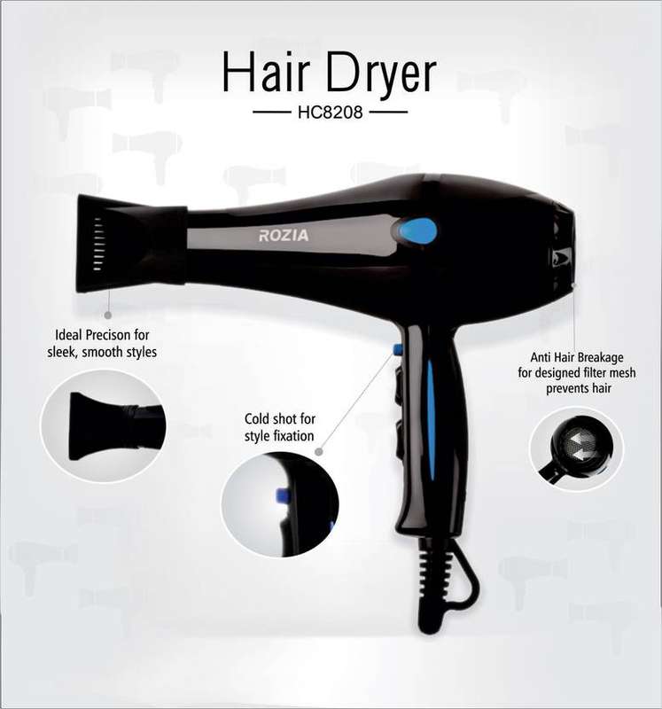 Rozia Professional Heavy Duty HC8208 Hair Dryer