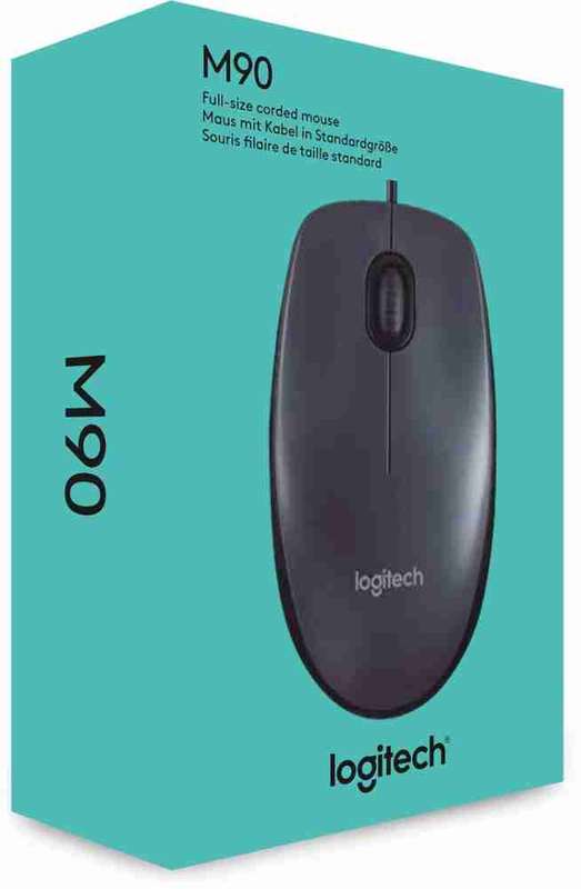 Logitech M90 Full size Wired Mouse
