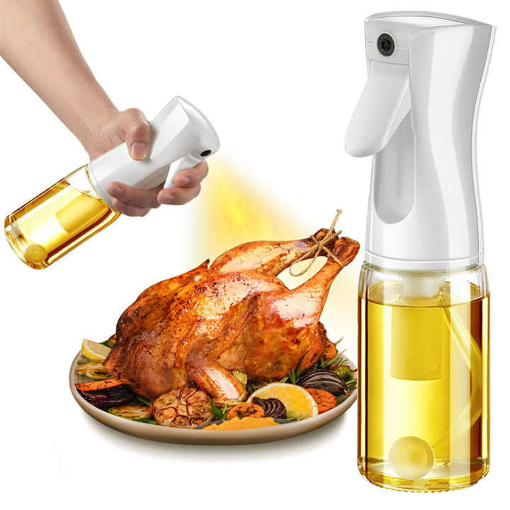Multifunction 200ml Glass Oil Mister Vinegar Dispenser Bottle Olive Oil Sprayers Oil Spray Bottle fo