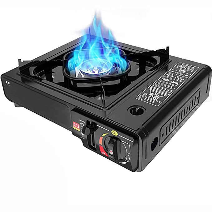 Portable Single Burner Propane Butane Gas Cooker Mini Outdoor Stove Table for Camping for Outdoor Co
