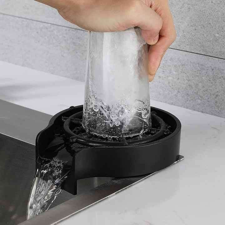 Highly Acclaimed Stainless Steel Sink Glass Cup Rinser Automatic Cup Washer Bottle Cleaner Washer fo