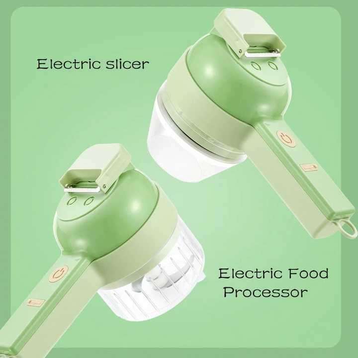 Chopper Multifunctional Electric Garlic Chopper Stainless Steel Veggie Slicer Onion Cutter Kitchen