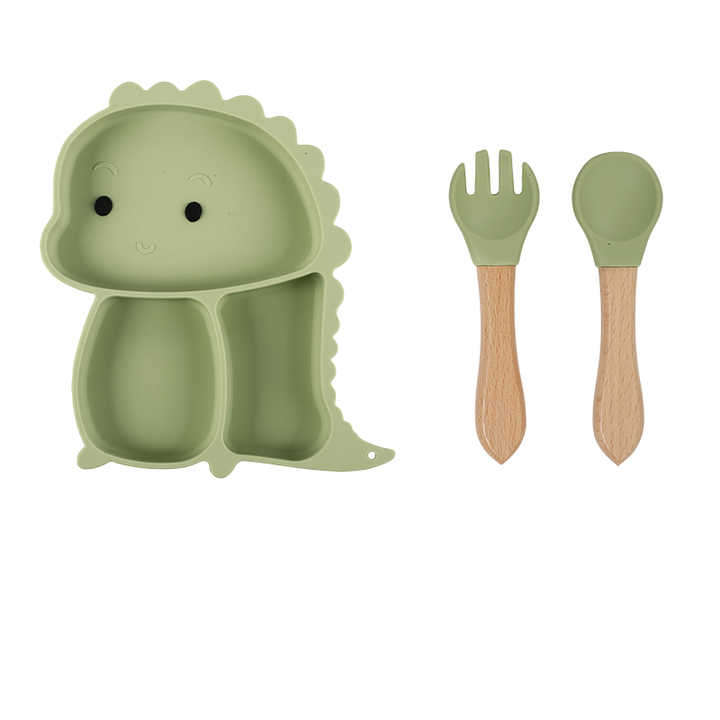 Food Grade Silicone Feeding Baby Animal Bowl