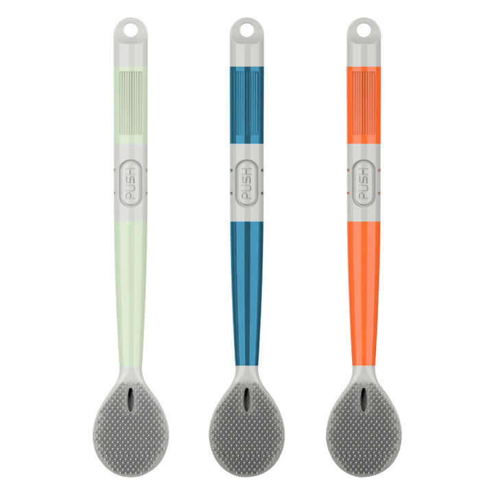 Silicone Toilet Bowl Brush Refillable Handle Dispenser Bathroom Scrubber Wall Mount TPR Toilet Brush