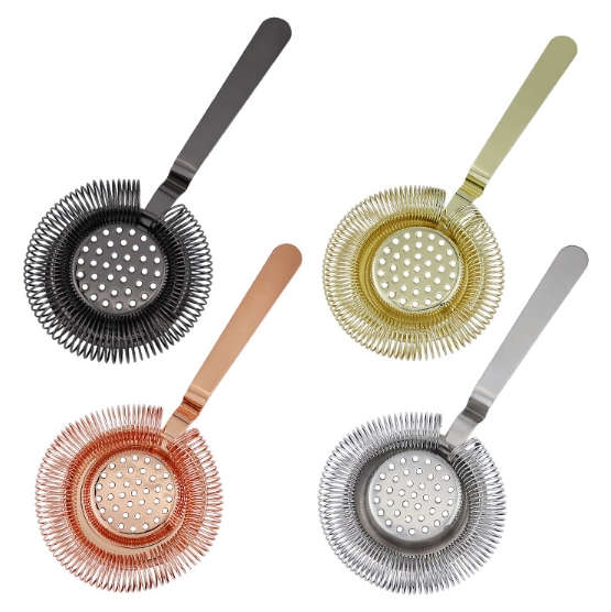 Metal Bar Strainer Fancy New Design Decoration Luxury Wholesale Best Quality Gray Color Strainer