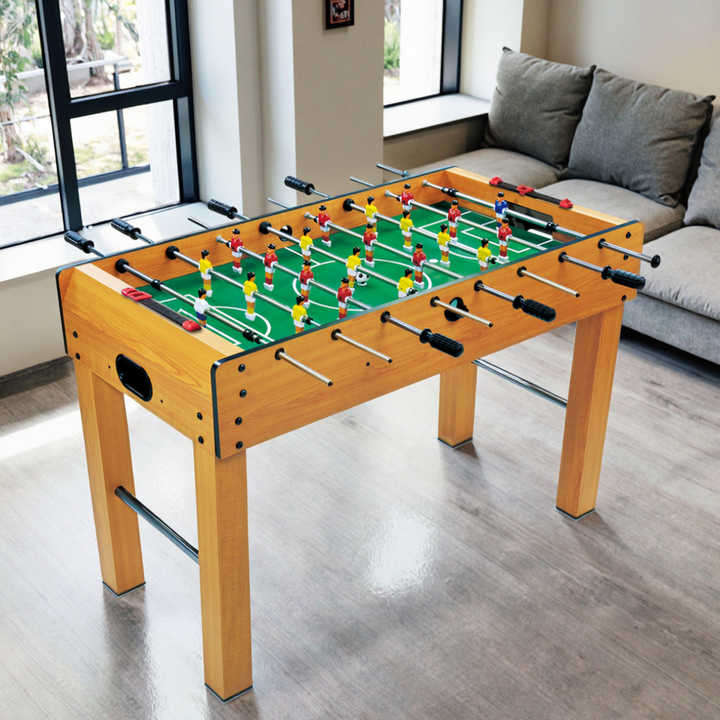 1.2M Classic Wood Tabletop Soccer Board Game Football Table Toy for Kids and Adults
