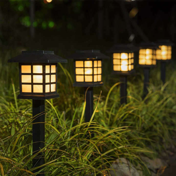 Outdoor Walkway Lighting Pathway Lawn Light Garden Lights Solar Powered