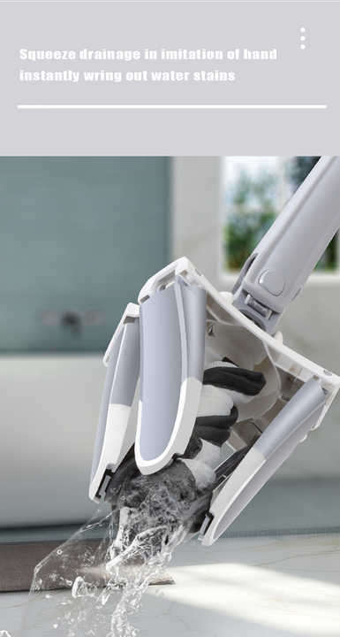 360 Flat Mop X Microfiber Hand Free Wash Replace Spin Twist Mop Wringer Floor Cleaning Mop