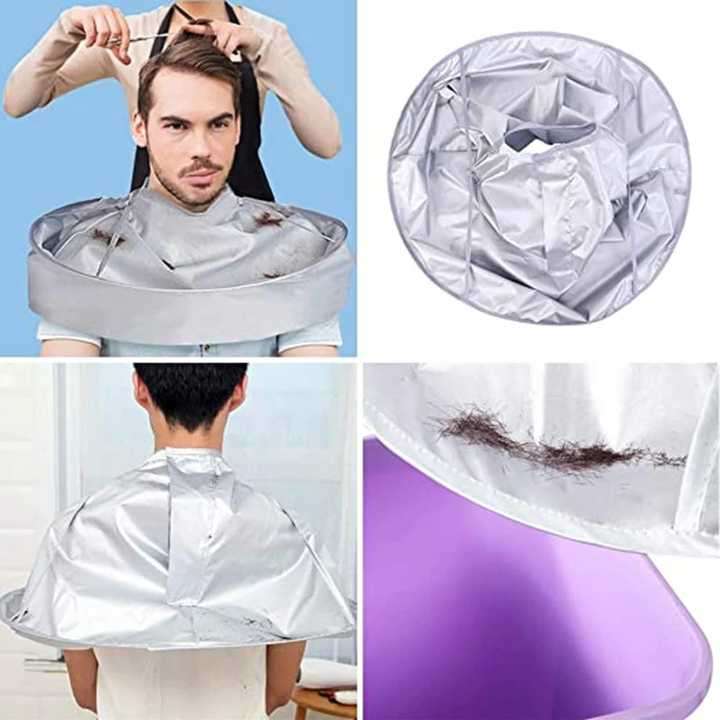 Creative DIY Hairdressing Apron Hair Cutting Cloth Barber Salon Apron Professional Waterproof Umbre