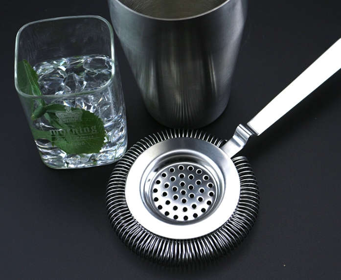 Metal Bar Strainer Fancy New Design Decoration Luxury Wholesale Best Quality Gray Color Strainer
