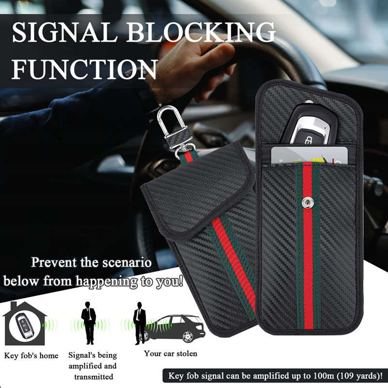 Faraday Pouch for Car keys, Car Key Signal blocking Case