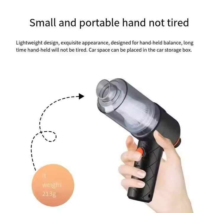 Car Cleaning Integrated Multi-purpose Blowing and Suction Wireless Vaccum Cleaner for Car