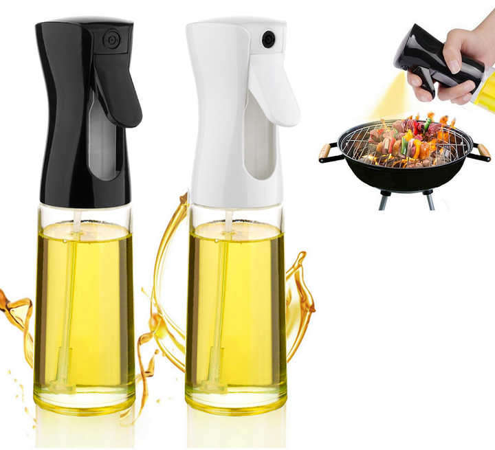 Multifunction 200ml Glass Oil Mister Vinegar Dispenser Bottle Olive Oil Sprayers Oil Spray Bottle fo