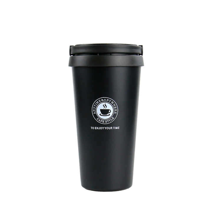 Reusable Double Stainless Steel Insulated Tea Cup Generation Coffee Mug 500ml Personalized Travel Cu