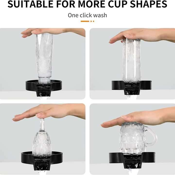 Highly Acclaimed Stainless Steel Sink Glass Cup Rinser Automatic Cup Washer Bottle Cleaner Washer fo