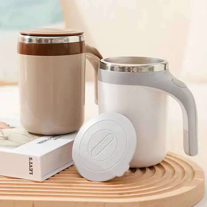 Automatic Stirring Cup Mug Rechargeable Portable Coffee Electric Stirring Stainless Steel Rotating M