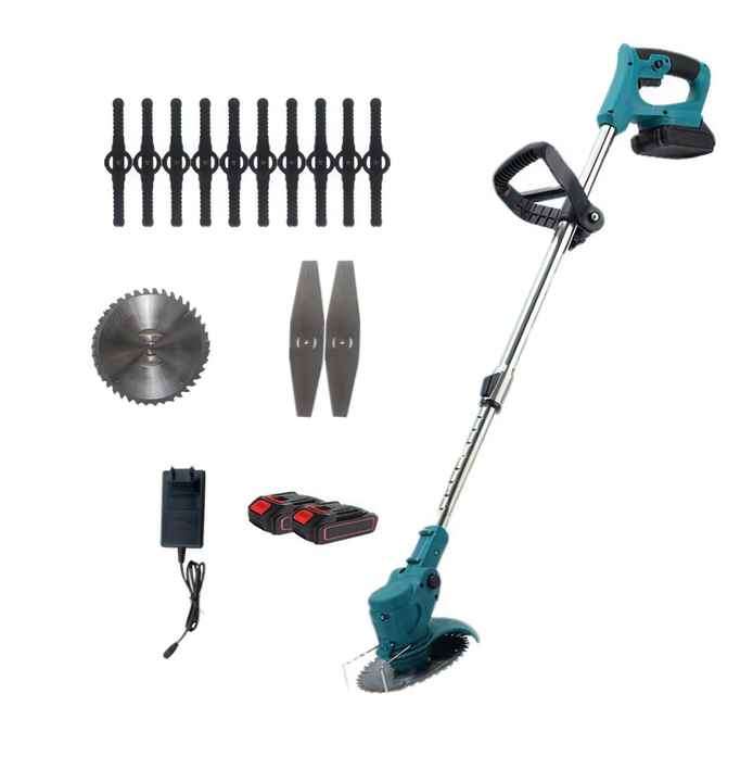 High-power Cordless Electric Lawn Trimmer Multi-function Battery Garden Mower