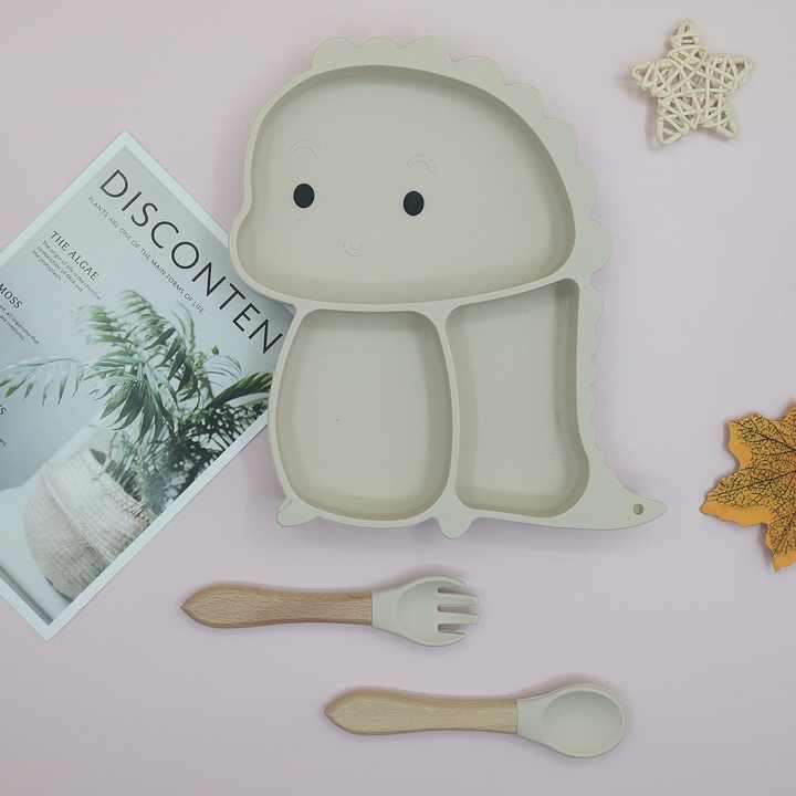 Food Grade Silicone Feeding Baby Animal Bowl