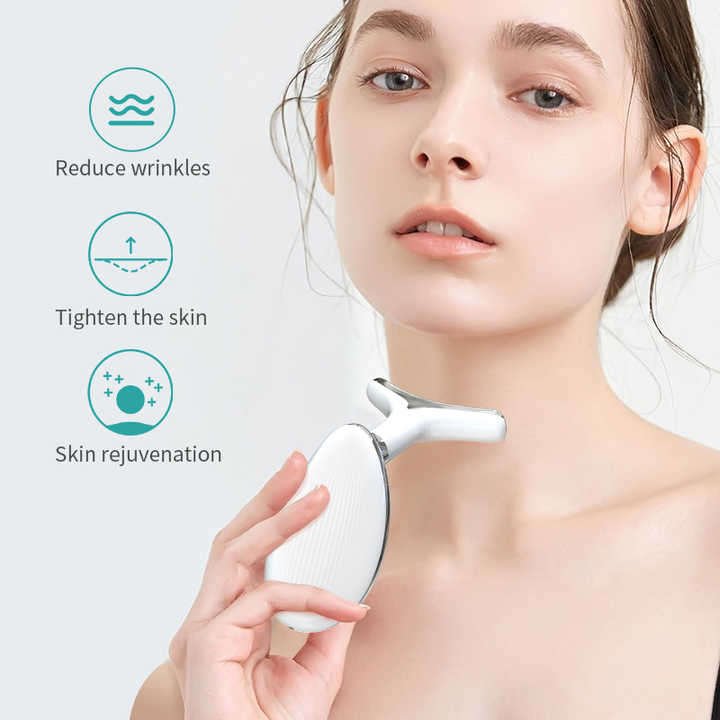 USB Neck Lifting Massager with Heat Function for Removing Wrinkles Skin Tightening and Face Lift