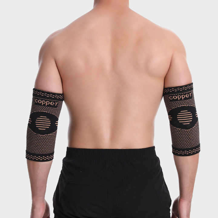 Copper Elbow Sleeve Support for Tendonitis, Tennis and Golfers Elbow Treatment, Arthritis, Workouts,