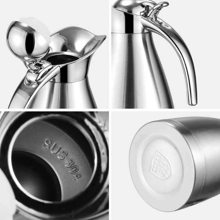 304 Stainless Steel Vacuum Insulated Coffee Pot Hot Water Bottle PC Thermos