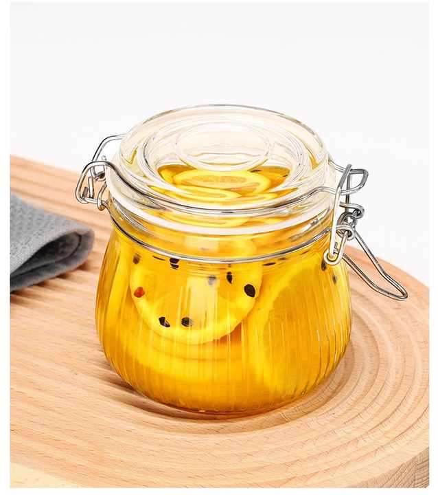 GLASS CLIP CANISTER