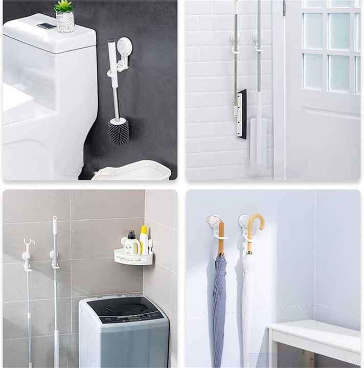 Suction Cup Holder for Wall-Mounted Shelf Water Proof Used for Bathroom