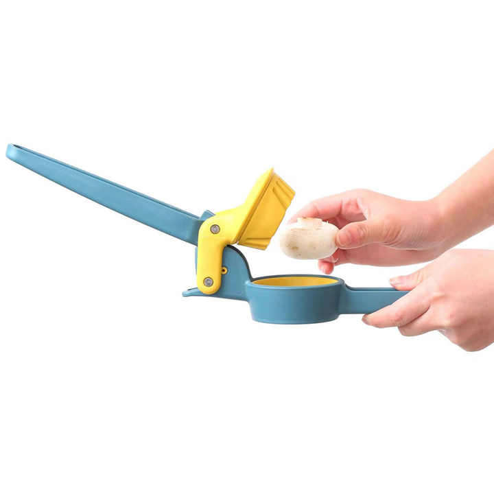 Non-Scratch Plastic Easy Use Garlic Crusher Chopper Slicer Smart Kitchen Vegetable Tool for Home Kit