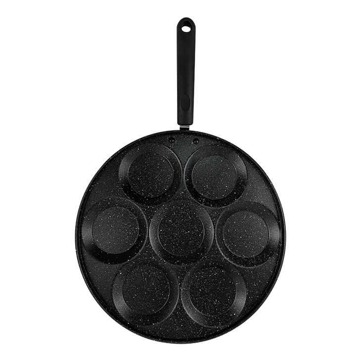 7 Hole Pancake Pan Flat Non Stick Omelet Frying Pan