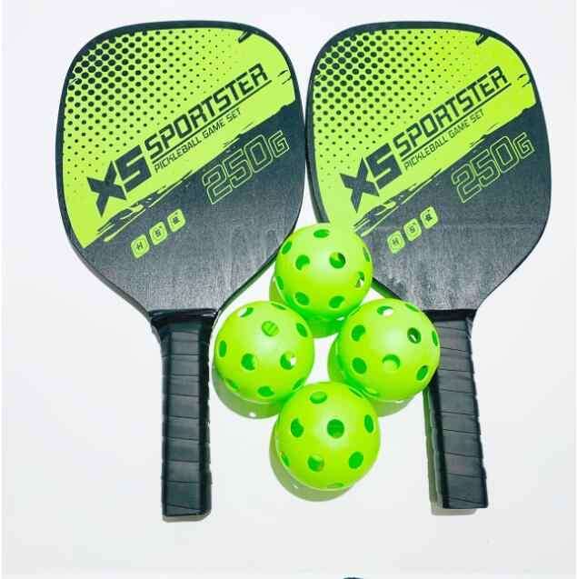 Customized Sports Game Toy Wooden Beach Tennis Pickleball Paddle Rackets