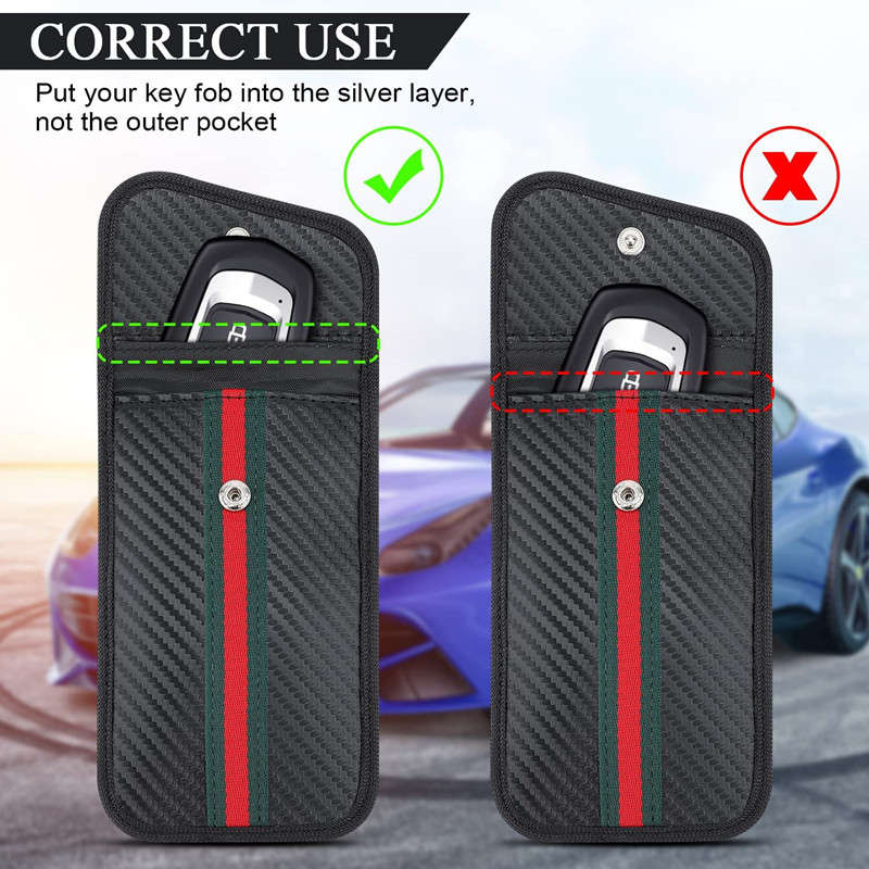 Faraday Pouch for Car keys, Car Key Signal blocking Case