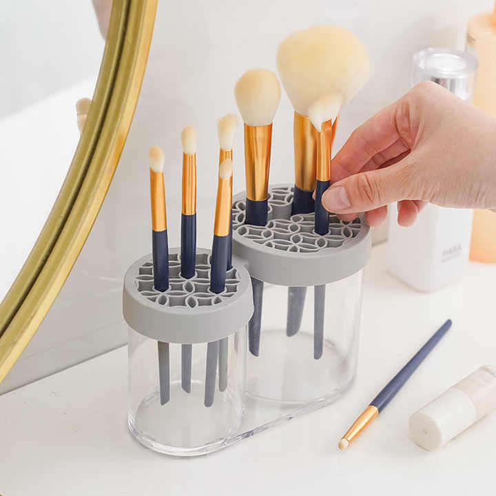 Luxury Makeup Brush Cosmetics Organizer Containers Storage Box