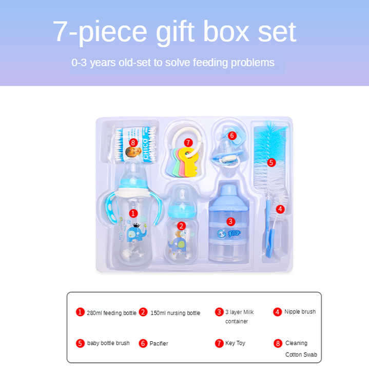 7 PIECAE BABY FEEDING SET